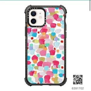 Casetify iPhone 12 Magenta Confetti Case